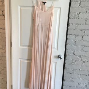 Blush pink maxi